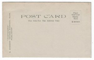 RPPC, Sharon, Massachusetts, Early View of Post Office Square