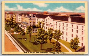 Columbus Ohio 1940s Postcard Ohio State Penitentiary Jail Prison