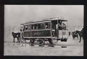 054560 History russian tram closed two-horse car PC