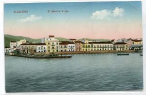 El Muelle Viejo Algeciras Spain 1910s postcard