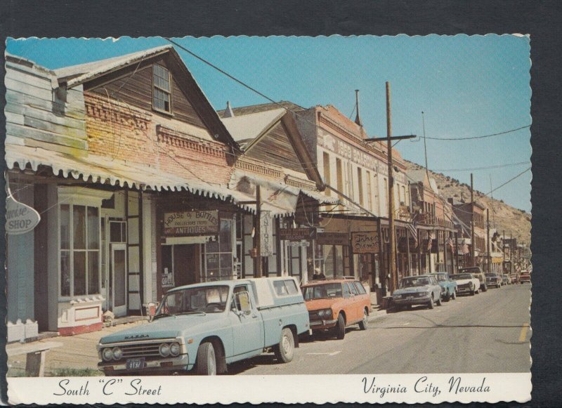 America Postcard - South C Street, Virginia City, Nevada   RR7383