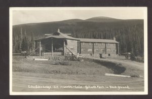 RPPC ECHO LAKE LODGE GOLIATH PARK COLORADO VINTAGE REAL PHOTO POSTCARD