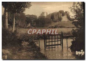 Old Postcard Environs de Fontenay le Comte Ruins of the Cathedral of Maillezais