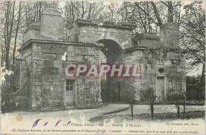 Old Postcard Chateau d'Anet door Charles the Bad