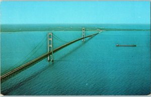 Bridges Postcard The Mackinac Bridge Michigan