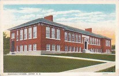 New Hampshire Keene Roosevelt School Curteich