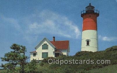 Nauset Light at Eastham on Cape Cod, USA Massachusetts USA Lighthouse Unused 