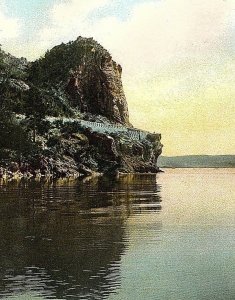 C.1910 Cave Rock On Lake Tahoe, Road of a Thousand Wonders, CA Postcard P128