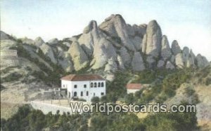 del Funicular de Sant Joan, Montserrat Spain Tarjeta Postal Unused 