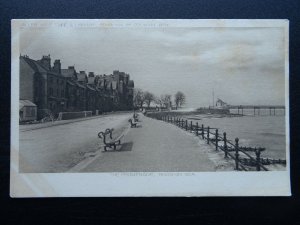 RHOS ON SEA Promenade & Pier Old Postcard by Aller Vale Cafe & Library, Penrhyn