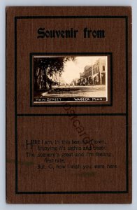 J90/ Waseca Minnesota RPPC Postcard c1910 Main Street Stores  360