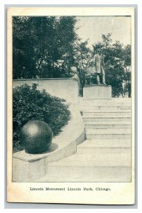 Postcard IL Lincoln Monument Lincoln Park Chicago Vintage Standard View Card