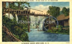 Old Water Wheel in Brevard, North Carolina