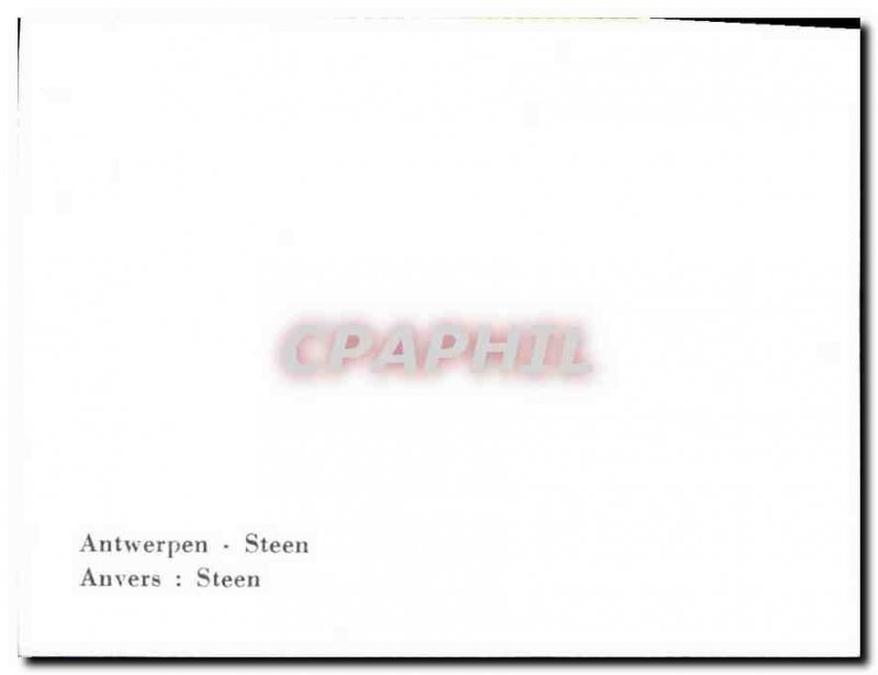 Postcard Modern Antwerp Steen