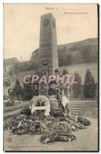 Old Postcard Belfort Mobile Monument