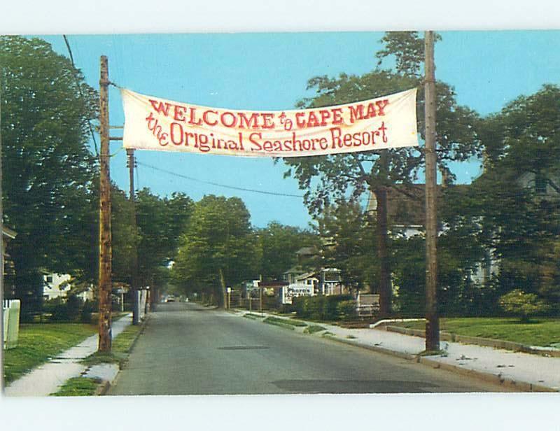 Unused Pre-1980 STREET SCENE Cape May New Jersey NJ hp1903