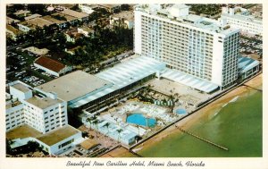 United States New Carillon Hotel Miami beach Florida aerial view