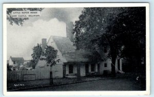 NEW CASTLE, Delaware DE ~ Little DUTCH HOUSE Oldest House c1940s   Postcard