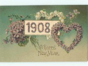 Pre-Linen New Year NUMBERS AND HEARTS AB2356