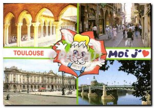 Modern Postcard Toulouse Le Cloitre des Jacobins Rue St Rome Capitol Bridge S...