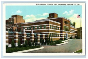 Main Entrance Missouri State Penitentiary Jefferson City Missouri MO Postcard