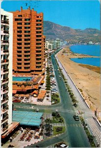 VINTAGE CONTINENTAL SIZE POSTCARD PROMENADE AT COSTA DEL SOL SPAIN