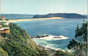 Postcard Australia Sydney - view towards Palm Beach and Lion Island