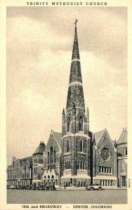 Colorado Denver Trinity Methodist Church Curteich