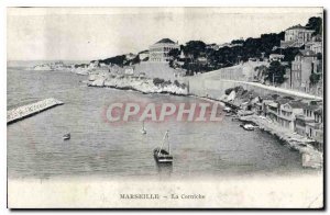 Postcard Old Marseille The Corniche