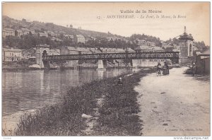 MONTHERME, Ardennes, France, 1900-1910's; Le Pont, La Meuse, La Rowa