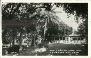 Clearwater FL Garden Seat Inn Real Photo Postcard