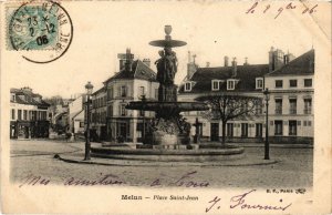 CPA MELUN Place Saint-Jean (1299889)