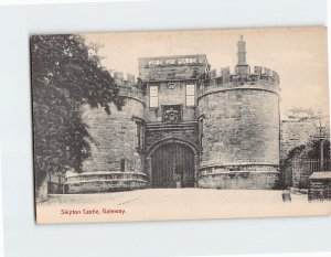 Postcard Skipton Castle, Gateway, Skipton, England