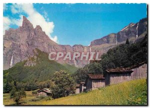 Postcard Modern Cirque du Fer a Cheval in Sixt (Haute Savoie) The village of ...