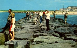 NJ - Cape May. Stone Jetty off Second Avenue