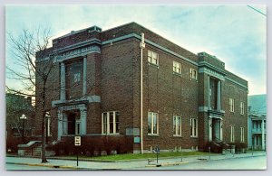 Vincennes IN~Masonic Lodge In Fall From Street~Organized 1890~Vintage Postcard