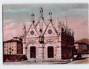 Postcard Iglesia de Santa Maria della Spina Pisa Italy