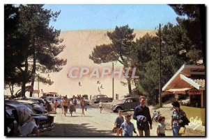 Postcard Modern Basin & # 39Arcachon L & # 39Arrivee A Dune Of Pyla