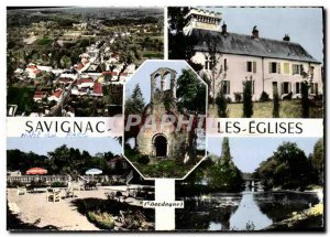 Postcard Modern Savignac Les Eglises