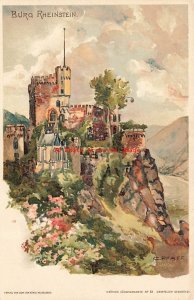 Germany, Burg Rheinstein, Signed C Pfaff, Edmund von Konig No 51