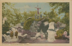 Cap de la Madeleine Calvary Shrine Canada 1948 Postcard Used