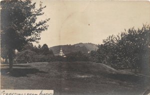 G44/ Ashfield Deerfield Massachusetts RPPC Postcard 1910  Town View