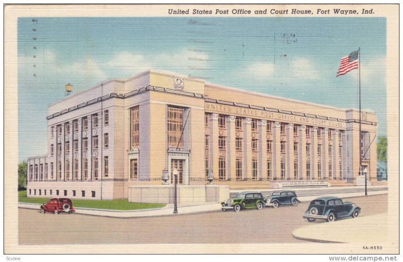 United States Post Office and Court House, Fort Wayne, Indiana, PU-1944