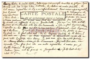 Postcard Old Peasant Folklore Center Back fields TOP