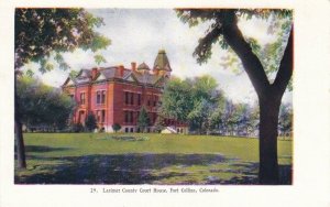 Postcard Larimer County Court House Fort Collins CO