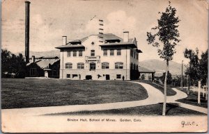 Straton Hall School of Mines Golden Colorado Vintage Postcard C052