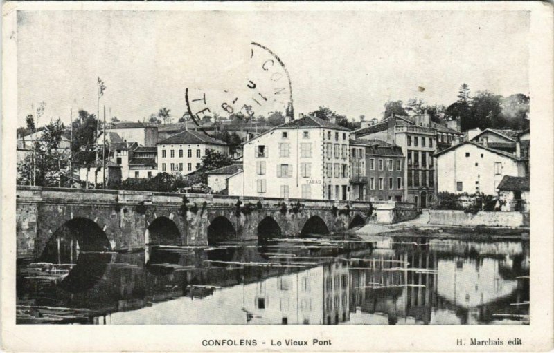 CPA Confolens LE Vieux Pont FRANCE (1074233)