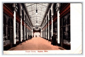 Arcade Stores Interior Dayton Ohio OH UNP UDB Postcard J18