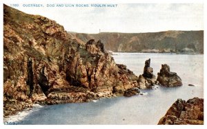 Guernsey   Dog and Lion Rocks, Moulin Huet