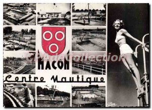 Modern Postcard Macon Center Mautique pinup